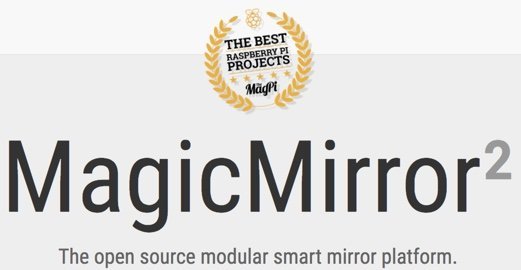 Magic Mirror 2 Logo von der Webseite magicmirror.builders